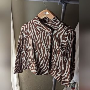 M 100% linen Willi Smith jacket.